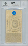 Kurt Warner Autographed Super Bowl XXXIV Ticket Stub SB MVP Beckett Slab 36344