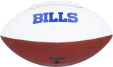 James Cook Buffalo Bills Autographed Franklin White Panel Football