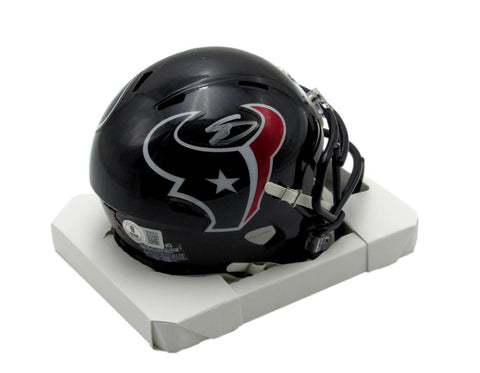 Stefon Diggs Texans Auto/Signed Eclipse Mini Helmet Beckett 198306
