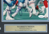 Warren Moon Houston Oilers Signed/Auto 8x10 Photo Framed JSA 163350
