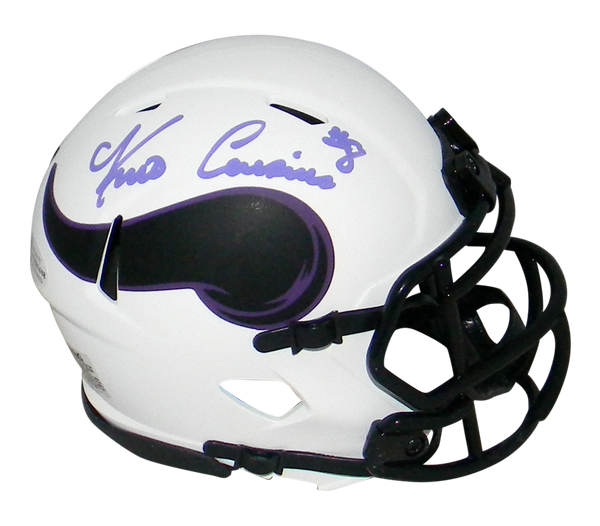 KIRK COUSINS AUTOGRAPHED MINNESOTA VIKINGS LUNAR SPEED MINI HELMET BECKETT