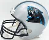 Luke Kuechly Autographed Panthers Silver Full Size Helmet DROY Beckett BS30326