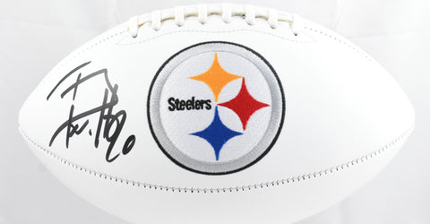 T.J. Watt Autographed Pittsburgh Steelers Logo Football - Beckett W Hologram