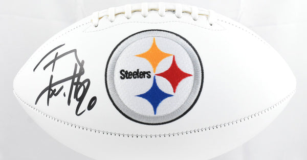 T.J. Watt Autographed Pittsburgh Steelers Logo Football - Beckett W Hologram