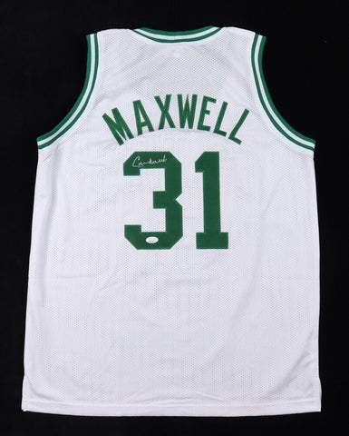 Cedric Maxwell Signed Boston Celtics Jersey (JSA COA) 2xNBA Champion 1981 & 1984