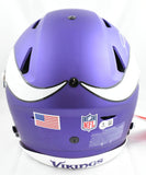 Jordan Addison Autographed Vikings F/S Speed Flex Helmet - Beckett W Hologram