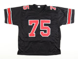 Orlando Pace Signed Ohio State Buckeye Jersey (Playball Ink) 7xPro Bowl OT Rams