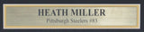 Heath Miller Autographed 8x10 Photo Pittsburgh Steelers Framed JSA 177258