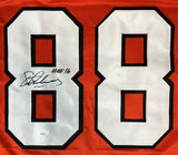 Eric Lindros Philadelphia Signed Orange Hockey Jersey HOF 16 Inscribed JSA ITP