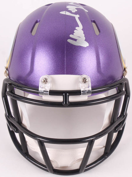 Alan Page Signed Minnesota Vikings Speed Mini Helmet (JSA QR Code Card)