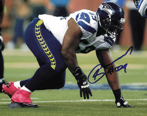 Clinton McDonald Autographed Signed 8x10 Photo Seattle Seahawks MCS Holo #63370