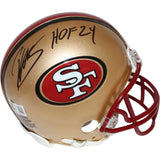Patrick Willis Signed San Francisco 49ers Mini Helmet VSR4 HOF TB Beckett 43671