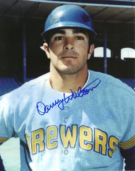 Brewers DANNY WALTON Signed 8x10 Photo #1 AUTO - Original 1970 Brewer