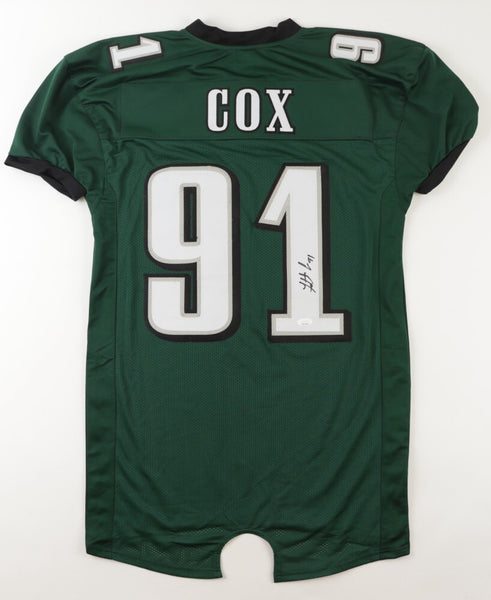 Fletcher Cox Signed Eagles Pro Cut Jersey (JSA COA) 4xPro Bowl Defensive Tackle