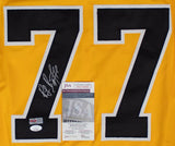 Ray Bourque Signed Boston Bruins Yellow Jersey (JSA COA) 19xAll Star Defenseman