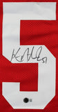 Ken Norton Jr Signed San Francisco 49ers Jersey (Beckett) 3xSuper Bowl Champ/ LB