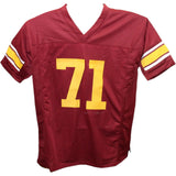 Tony Boselli Autographed/Signed College Style Red Jersey Beckett 43098