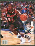 Chris Webber & Glen Rice Signed July 1994 Beckett Magazine BAS Witness #BJ67383