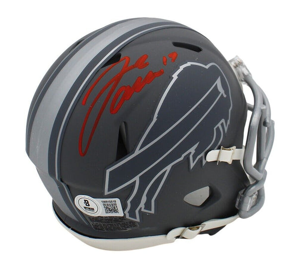 Josh Allen Signed Buffalo Bills Speed Slate NFL Mini Helmet