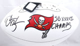 Derrick Brooks Autographed Buccaneers Logo Football w/SB Champs - Beckett W Holo