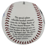 Dodgers 3 In A Row Rookie Of The Year 1992-1994 Commemorative Baseball Un-signed