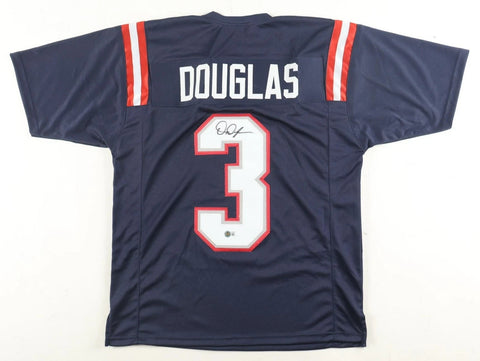 Share Demario Douglas Signed New England Patriots Jersey (Beckett) 2023 Draft Pi