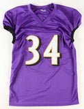 Keaton Mitchell Signed Baltimore Ravens Pro Cut Jersey /Beckett / East Carolina