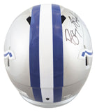 Lions Barry Sanders Signed 1983-01 TB Speed F/S Speed Rep Helmet W/ Case BAS Wit