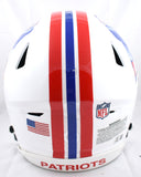 Christian Gonzalez Signed Patriots F/S 82-89 Speed Flex Helmet - Beckett W Holo