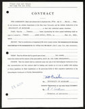 Fritz Crisler HOF Michigan Head Coach Signed/Auto Contract PSA BA199003