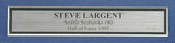Steve Largent Autographed Framed 8x10 Photo Seahawks HOF 96 Beckett WY74790