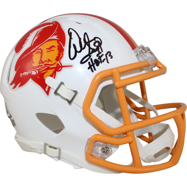 Warren Sapp Autographed/Signed Tampa Bay Buccaneers TB Mini Helmet Beckett 50198
