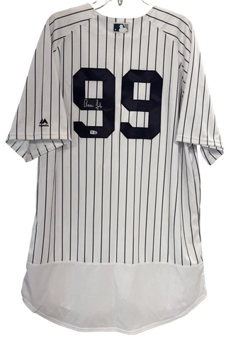 Aaron Judge Signed NY Yankees Majestic Flex Game Jersey 2018 Auto MLB Holo COA