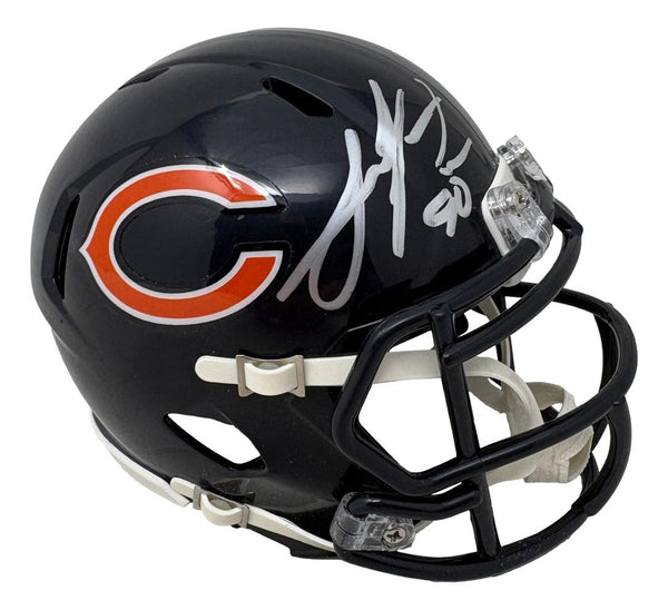 Julius Peppers Signed Chicago Bears Mini Speed Helmet JSA