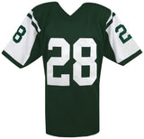 Curtis Martin (Jets) Signed Green Custom Football Jersey w/HOF'12 - SCHWARTZ COA
