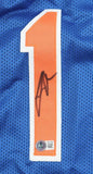 Tre Mann Signed Florida Gators Jersey (Beckett) Charlotte Hornets / Point Guard