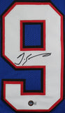 Tremaine Edmunds Authentic Signed Blue Pro Style Jersey Autographed BAS Witness