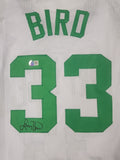 LARRY BIRD SIGNED AUTOGRAPHED PRO STYLE XL "LARRY LEGEND" CUSTOM JERSEY BECKETT
