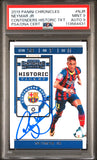 Neymar Jr Signed 2019 Panini Chronicles Historic Ticket - PSA 9 AUTO 9