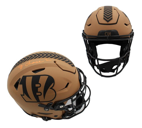 Ja'Marr Chase Signed Cincinnati Bengals Speed Flex Authentic STS 2 NFL Helmet