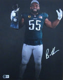 Brandon Graham Signed/Autographed 11x14 Photo Philadelphia Eagles Beckett 194687