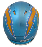 Chargers Antonio Gates Authentic Signed Flash Speed Mini Helmet BAS Witnessed