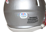 Curtis Martin Signed New England Patriots Speed Mini Helmet HOF PSA 37030
