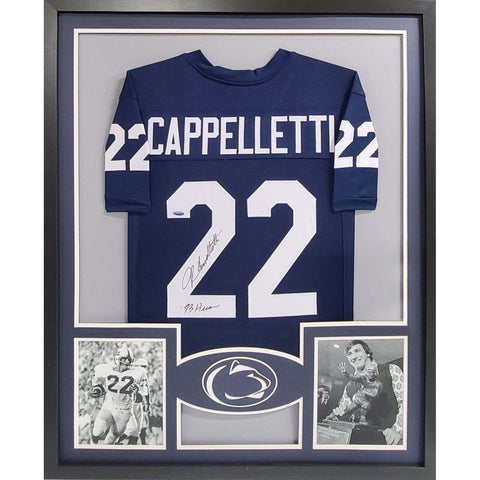John Cappelletti Autographed Signed Framed Penn State NH Jersey TRISTAR