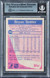 Islanders Bryan Trottier Authentic Signed 1984 Topps #104 Card BAS Slabbed 2