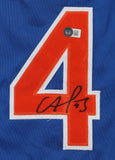 Francisco Alvarez Signed New York Mets Jersey (Beckett) Mets Current #1 Catcher