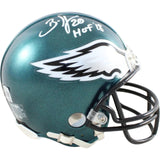 Brian Dawkins Signed Philadelphia Eagles Mini Helmet HOF Beckett Witness 58584