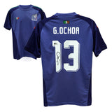 Guillermo Ochoa Signed Mexico Soccer Jersey #13 with Beckett COA