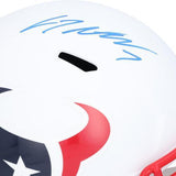 C.J. Stroud Houston Texans Signed Riddell Flat White Speed Replica Helmet