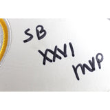 Mark Rypien Autographed Washington Redskins Logo Football SB MVP Beckett W 51821